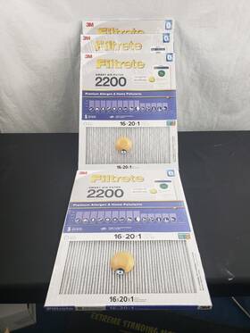 Filtrete 638060850589 New 4 Pk Pleated 16x20x1 Smart Air Filter App Enabled Mrp 2200 Merv 13