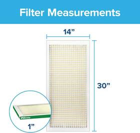 Filtrete 689791835604 14x30x1 Ac Furnace Air Filter Merv 8 Mpr 700 Tough On Pollen Easy X