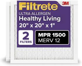 Filtrete 691163842226 20x20x1 Ac Furnace Air Filter Merv 12 Mpr 1500 Certified Asthma And 3