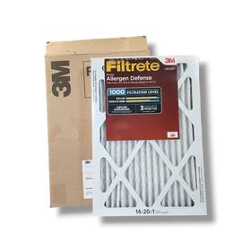 6951636 Filtrete 3m Allergen Defense 14x20x1 Air Filter 2 Pack New