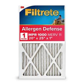 7100188250 Filtrete Allergen Defense Air Filter 1000 Mpr 20 Inch X 25 1 9803-4