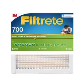 741-4 Filtrete 22 Inch W X H 1 Polypropylene 700 Mpr Pleated Air Filter 4pk
