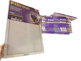 76585 Filtrete 16x 20x30x1 Hvac Air Filter Mpr 1500 Merv 12 Allergens Bacteria