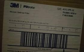 Filtrete 848022147504 New In Box 3m Allergen Defense Filter 24x24x1 Merv 11 2 Pack