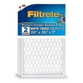 90627808 Filtrete 2pk 1900 Ultimate Allergens Bacteria And Virus 20x30
