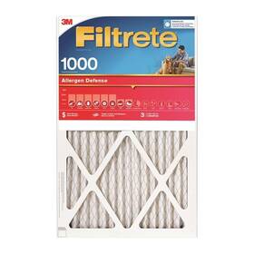 9820-4 Filtrete Allergen Defense 12 Inch W X 24 H 1 D Polyester 1000 Mpr Pleat