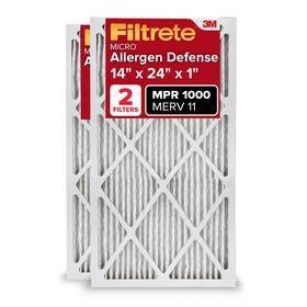 Ad23-2pk-6e Filtrete 14x24x1 Ac Furnace Air Filter Merv 11 Mpr 1000 Micro Allergen Defense 3-m