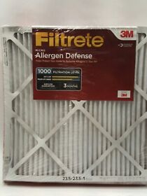 Ad40-6pk-1e Filtrete Allergen Defense Air Filter 1000 Mpr 23.5x23.5x1 Qty-6 New