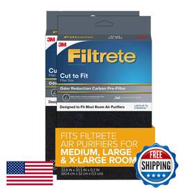 Filtrete B07xf1vg6g Odor Defense Carbon Prefilter For Air Purifier 2-pack Cut To Fit Most