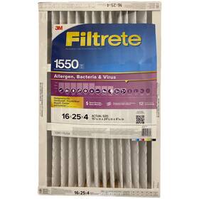 Dp01-2-sms Filtrete Allergen Reduction Filter 1500 Mpr Merv 12 16 Inch X25 X4 2 Pack