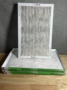 Dr01-6pk-1e Filtrete 16x25x1 Air Filter Mpr 600 Merv 7 Clean Living Dust Reduction 3-m