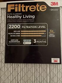 1006103 Filtrete Mpr 2200 Elite Allergen Healthy Living 14 X 20 1inch Hvac Air