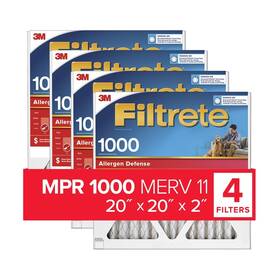 Nadp02-2in-4 Filtrete 20x20x2 Ac Furnace Air Filter 11 Mpr 1000 Allergen Defense 3-month Pleate