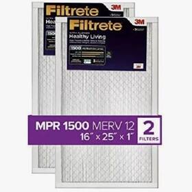 Ur01-2pk-1e Filtrete 3m 16x25x1 Ultra Allergen Reduction Air Filter 2 Pack Merv 12 Mpr 1500