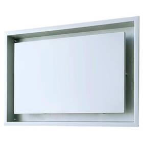 Dwlitfr10x14wht Fittes Aria Vent 10-3/4 Inch H X 14-15/16 W Satin White Abs Plastic
