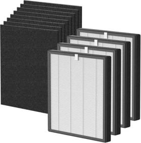 9000-4 Fizerneer 8 Prohepa 9000 True Hepa Filters Replacement Compatible With Veva Air