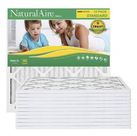 Flanders 031949145828 Naturalaire Standard Air Filter Merv 8 20x24x1 - Pack Of 12