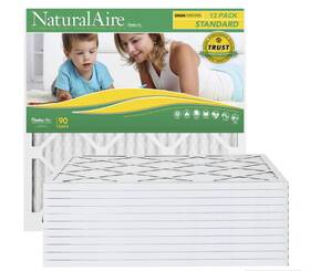 X30x1 Flanders 031949146177 Precisionaire 16 Naturalaire Standard Pleat Air Filters 8 Pack