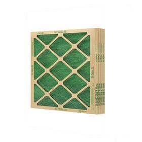 10057.01121 Flanders 4 Pack 12 Inch X 1 Precisionaire Nested Glass Air Filter New