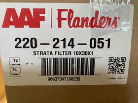 220-214-051 Flanders 220-635-051 Aaf Fladers Strata Filters Case Of 12 10x30x1