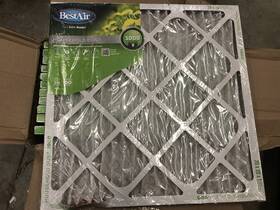 84858.012020 Flanders 580074 Bestair 20 Inch X20 Naturalaire Standard Pleated Air Filters - 12-pack