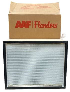F0907510 Flanders Aaf Hepa Filter 15.375 X 19.375 11.500 1034cfm New Old Stock