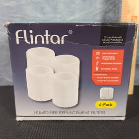 Ca-b25 Flintar 4 Pack Humidifier Wicking Filter For Canopy Bedside And Nursery Wood Pulp Paper