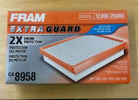 Ca8958 Fram Extra Guard Engine Air Filter 2x Protection