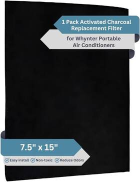Fresh Headquarters 445048197146 Activated Carbon Replacement Filter Compatible With Whynter Portable Air