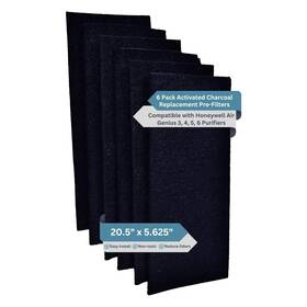 Fresh Headquarters 726152256248 6-pack Activated Carbon Air Filters 20.5 In X 5.625 For Honeywell