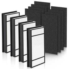 Hy-h-4 Fungenetec 8 4 Hepa Filters Carbon Filter Compatible With Honeywell H True H13