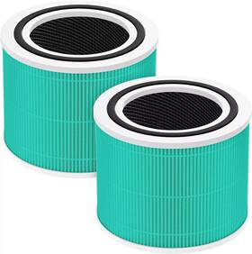 300-green Funmit 2 Pack Replacement Filter For Levoit Core 300 300s Air Purifier Rf-tx
