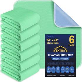 Wu02 Fygrip 6 Pack 24 Inch X Extra Heavy Absorbency - Blue