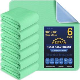 Wu04 Fygrip 6 Pack 36 Inch X Extra Heavy Absorbency - Blue