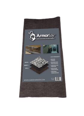 Npnw-12.5x60-al Garden Armor Armorlay Non-woven Filter Fabric 12.5ft X 60ft - High Flow Rate Highly Perme