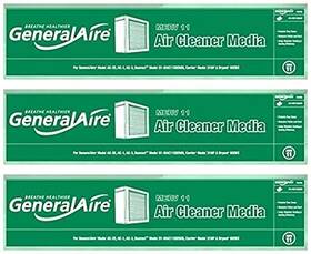 12758 Generalaire 45701 Pleated Media Filter General 3-pack Special-for Ac-1 #4001
