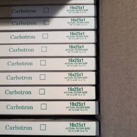 Glasfloss 082652294747 16x25x1 Merv 10 Pleated Air Filters. 12 Pack. Actual Size 15-1/2 X 24-1/2 7/8