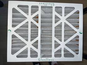 Glasfloss 604443993372 16x20x4 Pleated Z-line Series Ac Furnace Air Filter