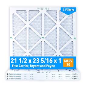 Glasfloss 740781957390 21-1/2 X 23-5/16 1 Air Filters Case 4 10 Pleated Made