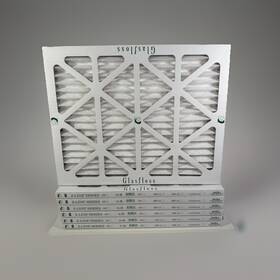 Glasfloss 740781957475 16x20x1 Air Filter Zl Series Merv 10 Case Of 7 Ac Furnace Filters By