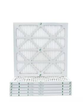 Glasfloss Gfzlfd 12qty 1 Inch Zl Merv 10 Pleated Air Filters For Ac And Furnace. Case Of 12