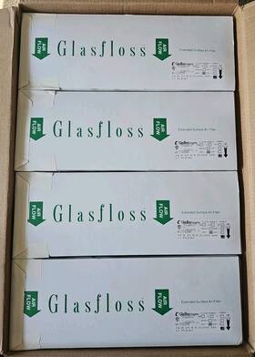 M1116256 Glasfloss Lot Of 4 16 Inch X 25 6 Merv 11 Zline Pleated Air Filters