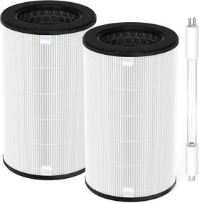 Ap-t45 Gokbny Ap-t40/t43/t45 2 Pack Ap-t40 Filter For Homedics Totalclean W Uv Bulb Hepa Kit