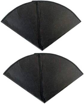 Gv-fq2charcoal Goodvac Replacement Activated Charcoal Filter Cones Odor Removing 2 Pack