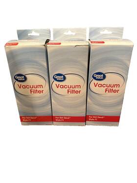 2342 Great Value 078742276946 Lots Of 3 - Dirt Devil Style F1 Premium Vacuum Filter