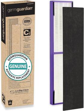 Guardian Technologies 445017532572 Germ Flt5250pt True Hepa Genuine Air Purifier Replacement Filter C Wit