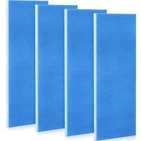 Qun-hahafelt-1616 Hahafelt 4 Pcs Filters Pads 10.5 X 21.75 Inches Filter Blue White