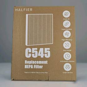 B09ktcvyc5 Halfier True Hepa Replacement Filter S Compatible With Winix C545 Air Purifier