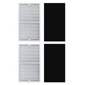 Halieve 755101545621 Idylis Air Purifier Filters C - 2 Pack Hepa And Carbon Filter Set For Ai