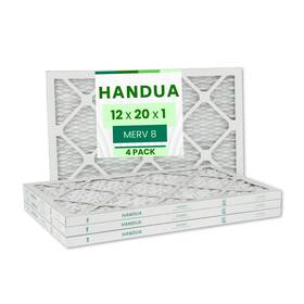 Handua 756014667516 12x20x1 8 Dust Control Plated Furnace Ac Air Filter
